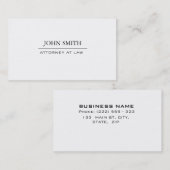 プロフェッショナルエレガントシンプル弁護士名刺 名刺 (正面/裏面)