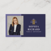 プロフェッショナルエレガントジャスティス・スケール・ロー社写真 名刺 (正面)