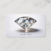 プロフェッショナルエレガントジュエリーダイアモンドデザイナー 名刺 (正面)