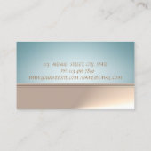 プロフェッショナルエレガントスタイリッシュシックロータス 名刺 (裏面)