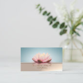 プロフェッショナルエレガントスタイリッシュシックロータス 名刺 (スタンド正面)