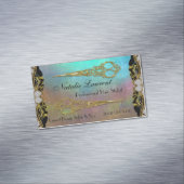 プロフェッショナルエレガントダブルシザーズウォーターズエッジ マグネット名刺 (インサイチュ)