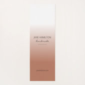 プロフェッショナルエレガントテラコッタエクササイズマット ヨガマット (裏面)