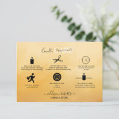 プロフェッショナルエレガントテラコッタキャンドル気に サンキューカード (スタンド正面)