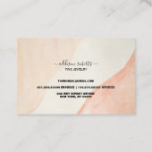 プロフェッショナルエレガントテラコッタジュエリー気にブシ 名刺 (裏面)