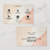 プロフェッショナルエレガントテラコッタジュエリー気にブシ 名刺 (正面/裏面)