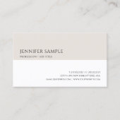 プロフェッショナルエレガントテンプレートモダンミニマル 名刺 (正面)
