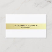 プロフェッショナルエレガントデザインシンプルラグジュアリー 名刺 (正面)