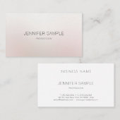 プロフェッショナルエレガントデザインプモダンライナラグジュアリー 名刺 (正面/裏面)