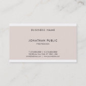 プロフェッショナルエレガントデザイン優雅なプ頭が切れるラン 名刺 (裏面)