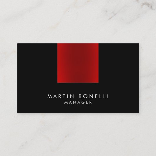 プロフェッショナルエレガントトレンディー普通名刺 名刺 (正面)