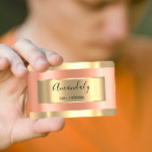 プロフェッショナルエレガントバラ金ゴールドコンサルティングブロガー 名刺