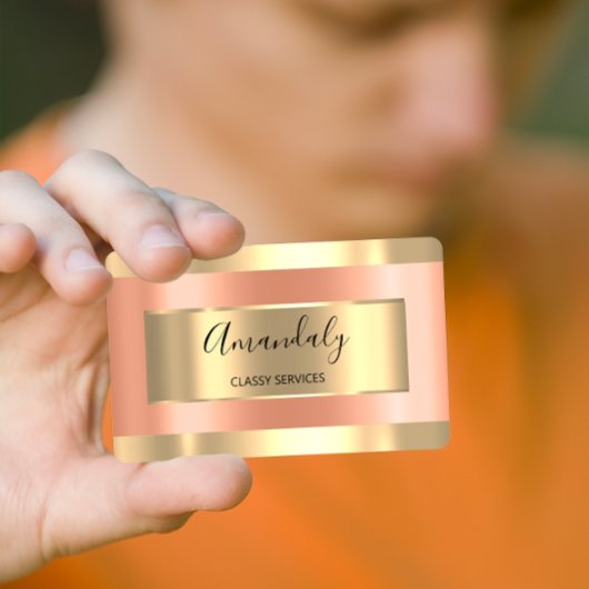 プロフェッショナルエレガントバラ金ゴールドコンサルティングブロガー 名刺