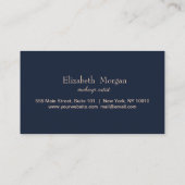 プロフェッショナルエレガントバラ金ゴールドハート ロイヤリティカード (裏面)