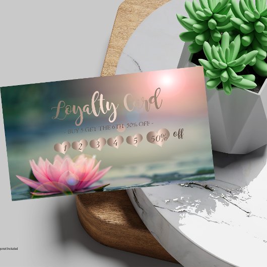 プロフェッショナルエレガントバラ金ゴールドハート,ロータス ロイヤリティカード