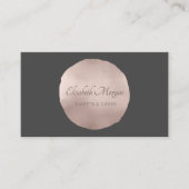 プロフェッショナルエレガントバラ金ゴールドブラシ 名刺 (正面)