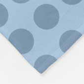 プロフェッショナルエレガントパステルブルー無地のカラー フリースブランケット (角)