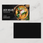 プロフェッショナルエレガントパーソナルシェフケータリング 名刺 (正面/裏面)