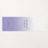 プロフェッショナルエレガントパープルエクササイズマット ヨガマット (正面(横))