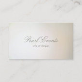 プロフェッショナルエレガントパールインスパイア勾配 名刺 (正面)