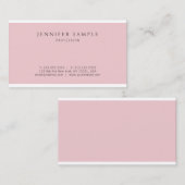 プロフェッショナルエレガントピモダンンクシンプルデザイン 名刺 (正面/裏面)