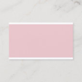 プロフェッショナルエレガントピモダンンクシンプルデザイン 名刺 (裏面)