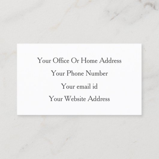 プロフェッショナルエレガントピンクグレーヘアスタイリストサロン 名刺 (裏面)