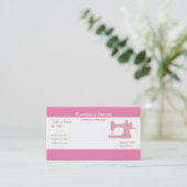 プロフェッショナルエレガントピンモダンク裁縫機 名刺 (スタンド正面)