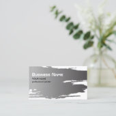 プロフェッショナルエレガントフェイクシルバー画家 名刺 (スタンド正面)