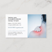 プロフェッショナルエレガントフォトマッサージの予約カード 予約カード (正面)