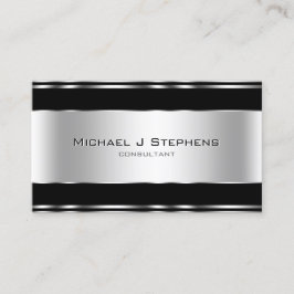 プロフェッショナルエレガントブモダンラックとシルバー 名刺