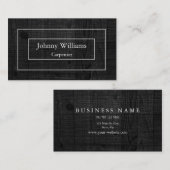 プロフェッショナルエレガントブモダンラックウッドダブルブシ 名刺 (正面/裏面)