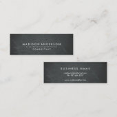 プロフェッショナルエレガントブモダンラックチョークボードミニ スキニー名刺 (正面/裏面)