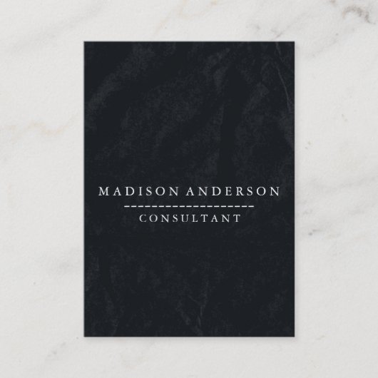 プロフェッショナルエレガントブモダンラックチョークボード 名刺 (正面)