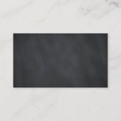 プロフェッショナルエレガントブモダンラックチョークボード 名刺 (裏面)