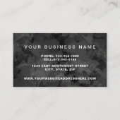 プロフェッショナルエレガントブモダンラック平水色 名刺 (裏面)