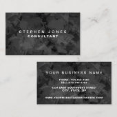 プロフェッショナルエレガントブモダンラック平水色 名刺 (正面/裏面)