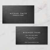 プロフェッショナルエレガントブモダンラック平金属 名刺 (正面/裏面)
