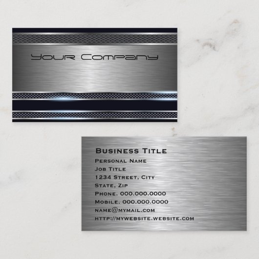 プロフェッショナルエレガントブモダンラック・ビジネス・カード 名刺 (正面/裏面)
