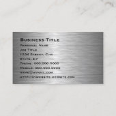 プロフェッショナルエレガントブモダンラック・ビジネス・カード 名刺 (裏面)