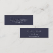 プロフェッショナルエレガントブモダンルーチョークボード スキニー名刺 (正面/裏面)