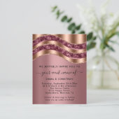 プロフェッショナルエレガントブラックバラ銅QRCodeピンク (スタンド正面)