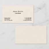 プロフェッショナルエレガントプモダンレーンシンプル 名刺 (正面/裏面)