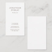 プロフェッショナルエレガントプレーンモダングラフィックデザイン 名刺 (正面/裏面)
