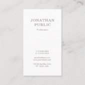 プロフェッショナルエレガントプレーンモダングラフィックデザイン 名刺 (正面)