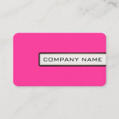 プロフェッショナルエレガントホッモダントピンクミニマリスト 名刺 (正面)