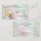 プロフェッショナルエレガントホログラフィ絵を描ックのサービス 名刺 (正面/裏面)