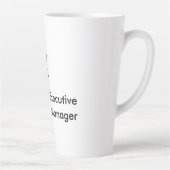 プロフェッショナルエレガントホワイトミニマルモダンリスト カフェラテマグ (右)