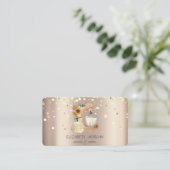 プロフェッショナルエレガントミキサーヒマワリ名刺 名刺 (スタンド正面)