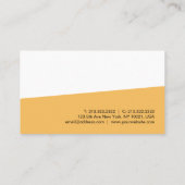 プロフェッショナルエレガントミニマモダンリストテンプレート 名刺 (裏面)